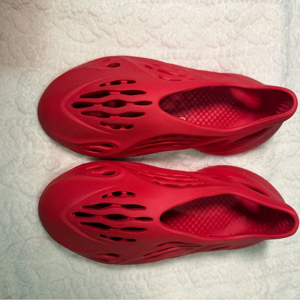 Yeezy Red Mules